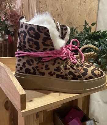 Leopard Winter Boots 