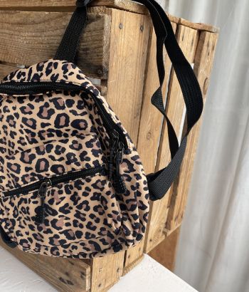 Leopard back pack small 
